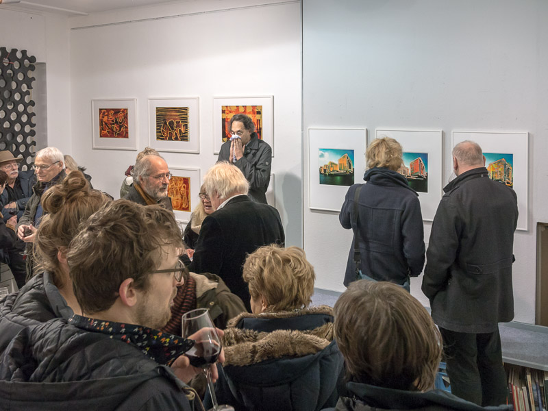 edge Hans Benesch, übermalungen, Vernissage, Berlin; Ausstellung, Werkkunstgalerie, Schimmelpenninck, fotografie, photograf